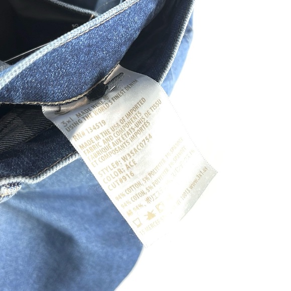 3x1 NYC W3 Straight Authentic Crop Ace Raw-Hem Jeans - Picture 9 of 9